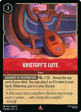 Kristoff's Lute (133/204) - Winterspell、Ravensburger、kayou