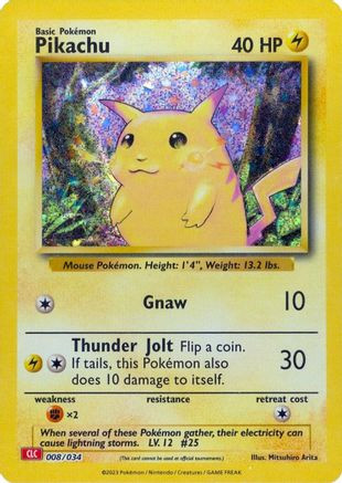 pikachu pokemon snap card 1999 Blockbuster Video Smart Evolves from null Type If heads The only known Snap Pikachu