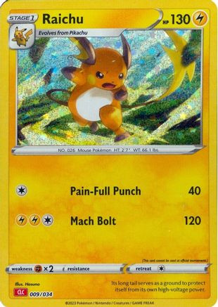 Raichu 9 - Trading Card Game Classic Holofoil、The Pokémon Company、kayou