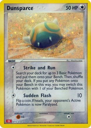 Dunsparce 15 - Trading Card Game Classic Holofoil - Game Nerdz