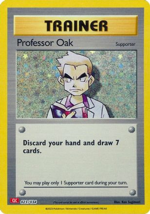 Professor Oak (CLC) 23 - Trading Card Game Classic Holofoil、The Pokémon Company、kayou