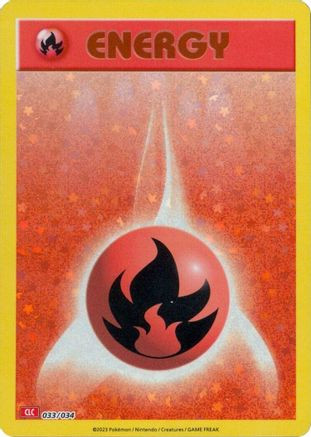 Basic Fire Energy 33 - Trading Card Game Classic Holofoil、The Pokémon Company、kayou