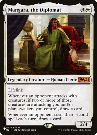 Mangara, the Diplomat (LIST-027/274) - The List Reprints、Wizards of the Coast、kayou