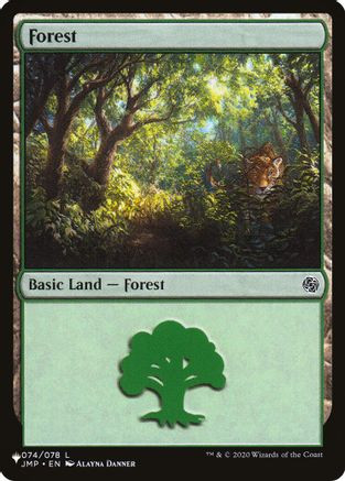 Forest (074) (JMP) (LIST-074/078) - The List Reprints、Wizards of the Coast、kayou