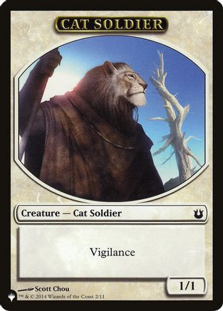 Cat Soldier // Warrior Double-Sided Token (LIST-2 // 17) - The List Reprints、Wizards of the Coast、kayou