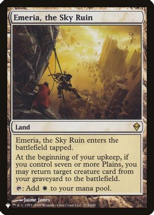 Emeria, the Sky Ruin (LIST-213/249) - The List Reprints、Wizards of the Coast、kayou