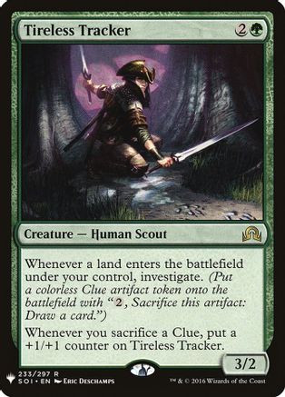 Tireless Tracker (LIST-233) - The List Reprints、Wizards of the Coast、kayou