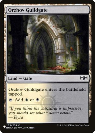 Orzhov Guildgate (253) (LIST-253/259) - The List Reprints、Wizards of the Coast、kayou