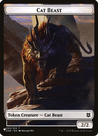 Cat Beast // Rat Double-Sided Token (LIST-3 // 3) - The List Reprints、Wizards of the Coast、kayou