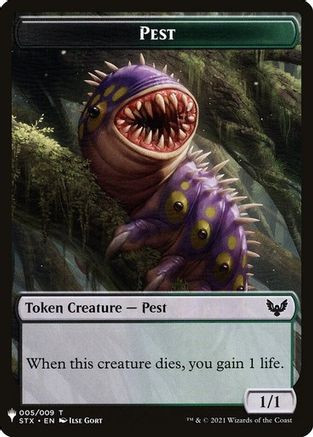 Pest // Emblem - Jace, Telepath Unbound Double-Sided Token (LIST-5 // 12) - The List Reprints、Wizards of the Coast、kayou
