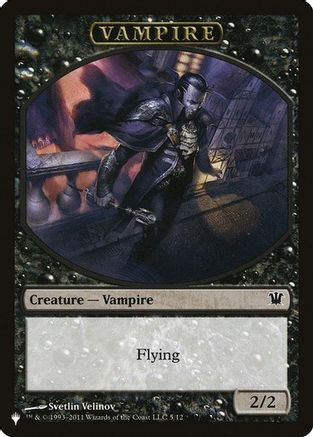 Vampire // Zombie Double-sided Token (LIST-5 // 5) - The List Reprints、Wizards of the Coast、kayou