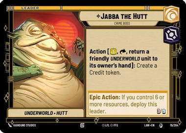 Jabba the Hutt - Crime Boss (15/264) - A Lawless Time、Fantasy Flight Games、kayou