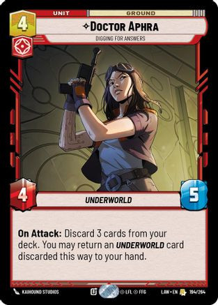 Doctor Aphra - Digging for Answers (194/264) - A Lawless Time、Fantasy Flight Games、kayou