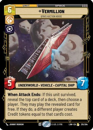 Vermillion - Qi'Ra's Auction House (215/264) - A Lawless Time、Fantasy Flight Games、kayou