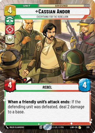 Cassian Andor - Everything for the Rebellion (Hyperspace) (320) - A Lawless Time、Fantasy Flight Games、kayou
