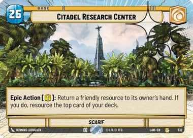 Citadel Research Center (Hyperspace Foil) (532) - A Lawless Time Foil、Fantasy Flight Games、kayou