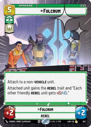 Fulcrum (Hyperspace Foil) (652) - A Lawless Time Foil、Fantasy Flight Games、kayou