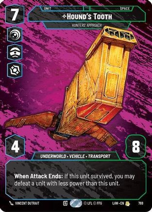 Hound's Tooth - Hunters' Approach (Prestige) (788) - A Lawless Time、Fantasy Flight Games、kayou