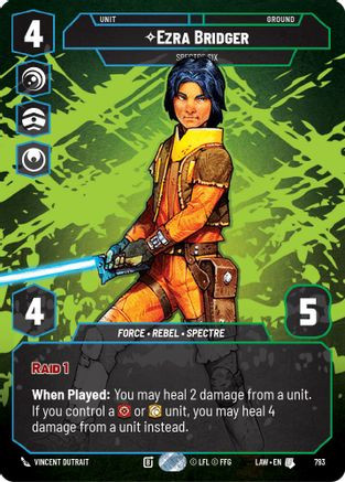 Ezra Bridger - Spectre Six (Prestige) (793) - A Lawless Time、Fantasy Flight Games、kayou