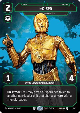 C-3PO - Translation Protocol (Prestige) (807) - A Lawless Time、Fantasy Flight Games、kayou
