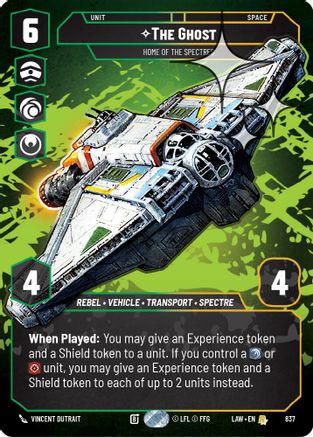 The Ghost - Home of the Spectres (Prestige Foil) (837) - A Lawless Time Foil、Fantasy Flight Games、kayou