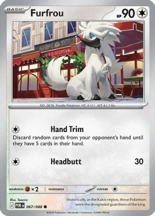 Furfrou 67 - ME03 Perfect Order Reverse Holofoil、The Pokémon Company、kayou
