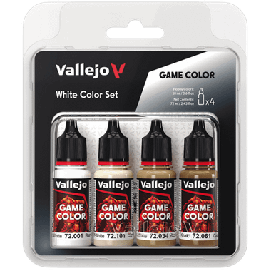 Acrylicos Vallejo: Game Color - White Color Set (4ct) (PREORDER)、Acrylicos Vallejo, S.L.、kayou