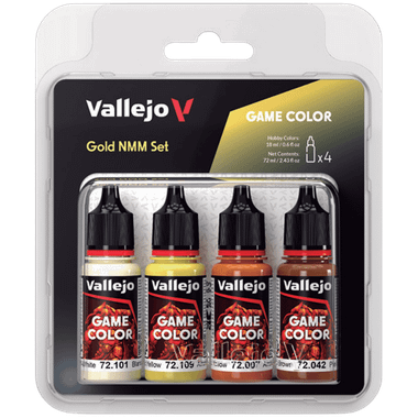Acrylicos Vallejo: Game Color - Gold NMM Set (4ct) (PREORDER)、Acrylicos Vallejo, S.L.、kayou