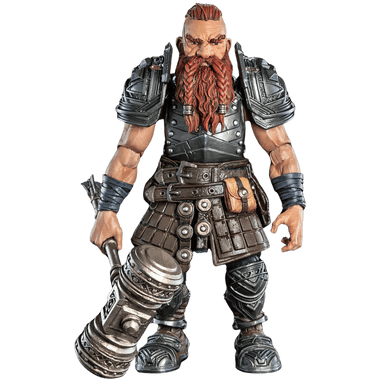 Mythic Legions RPG: Dwarf Fighter - Base Player Action Figure (7in