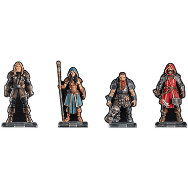 Mythic Legions RPG: Heroic Set A - Acrylic Standees (4ct