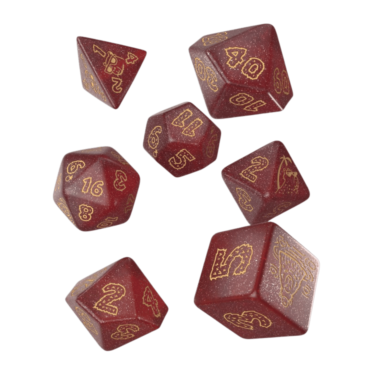 Warhammer Age of Sigmar: Daughters of Khaine - Dice Set (16ct