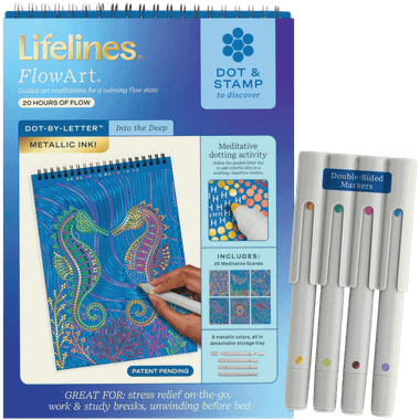 Lifelines FlowArt: Dot-by-Letter - Into the Deep (Metallic Ink)、Lifelines、kayou