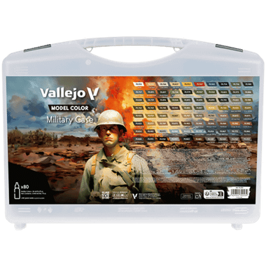 Acrylicos Vallejo: Model Color - Military Case 18ml (80ct)、Acrylicos Vallejo, S.L.、kayou