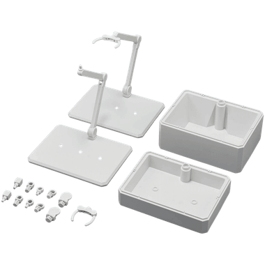 Bandai Hobby: Accessory - Action Base 7 & Option Box 1 White、Bandai Hobby、kayou