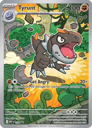 Tyrunt - 070 70 - ME Mega Evolution Promo Holofoil - Game Nerdz