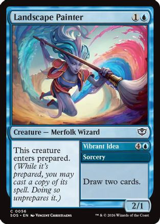 Landscape Painter (SOS-056) - Secrets of Strixhaven Foil、Wizards of the Coast、kayou
