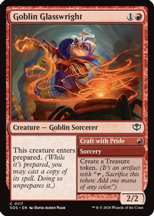 Goblin Glasswright (SOS-117) - Secrets of Strixhaven、Wizards of the Coast、kayou