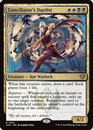 Conciliator's Duelist (SOS-182) - Secrets of Strixhaven Foil、Wizards of the Coast、kayou