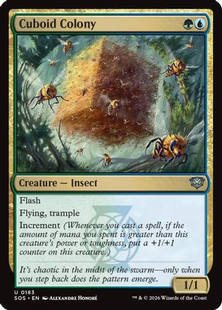 Cuboid Colony (SOS-183) - Secrets of Strixhaven Foil、Wizards of the Coast、kayou