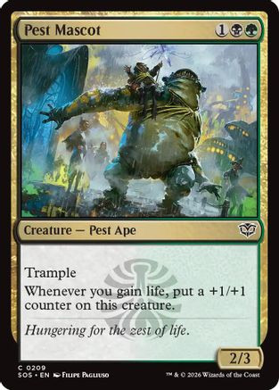 Pest Mascot (SOS-209) - Secrets of Strixhaven Foil、Wizards of the Coast、kayou