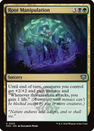 Root Manipulation (SOS-222) - Secrets of Strixhaven Foil、Wizards of the Coast、kayou