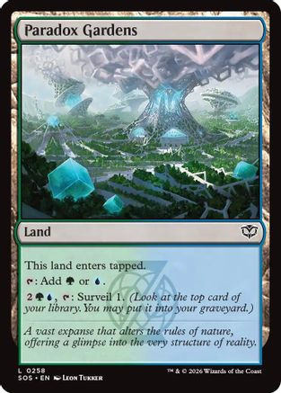 Paradox Gardens (SOS-258) - Secrets of Strixhaven、Wizards of the Coast、kayou
