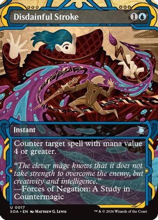 Daze (JP Alternate Art) (Silver Scroll Foil) (SOA-145) - Secrets
