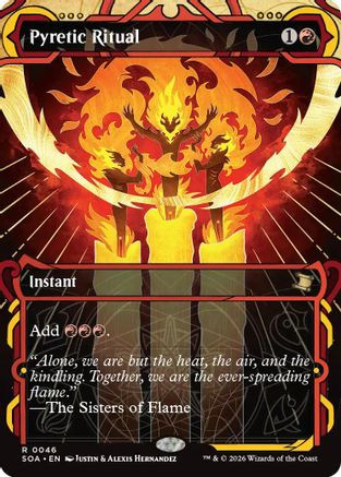 Pyretic Ritual (SOA-046) - Secrets of Strixhaven: Mystical Archive Foil、Wizards of the Coast、kayou