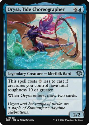 Orysa, Tide Choreographer (SOS-062) - Secrets of Strixhaven Foil、Wizards of the Coast、kayou