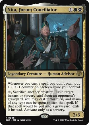Nita, Forum Conciliator (SOS-206) - Secrets of Strixhaven Foil、Wizards of the Coast、kayou