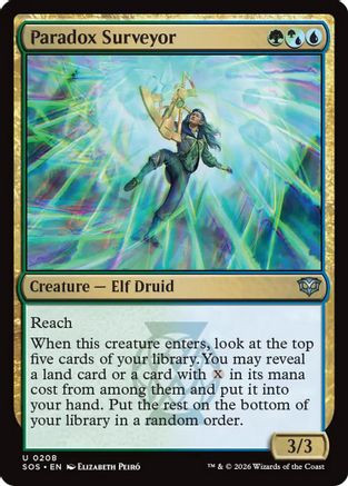 Paradox Surveyor (SOS-208) - Secrets of Strixhaven Foil、Wizards of the Coast、kayou