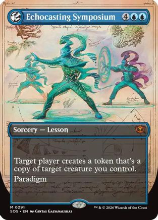 Echocasting Symposium (Borderless) (SOS-291) - Secrets of Strixhaven Foil、Wizards of the Coast、kayou