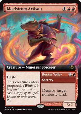 Maelstrom Artisan (Extended Art) (SOS-334) - Secrets of Strixhaven Foil、Wizards of the Coast、kayou