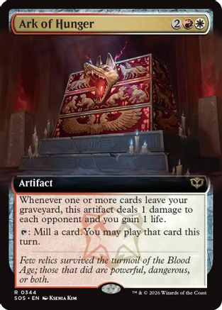 Ark of Hunger (Extended Art) (SOS-344) - Secrets of Strixhaven、Wizards of the Coast、kayou